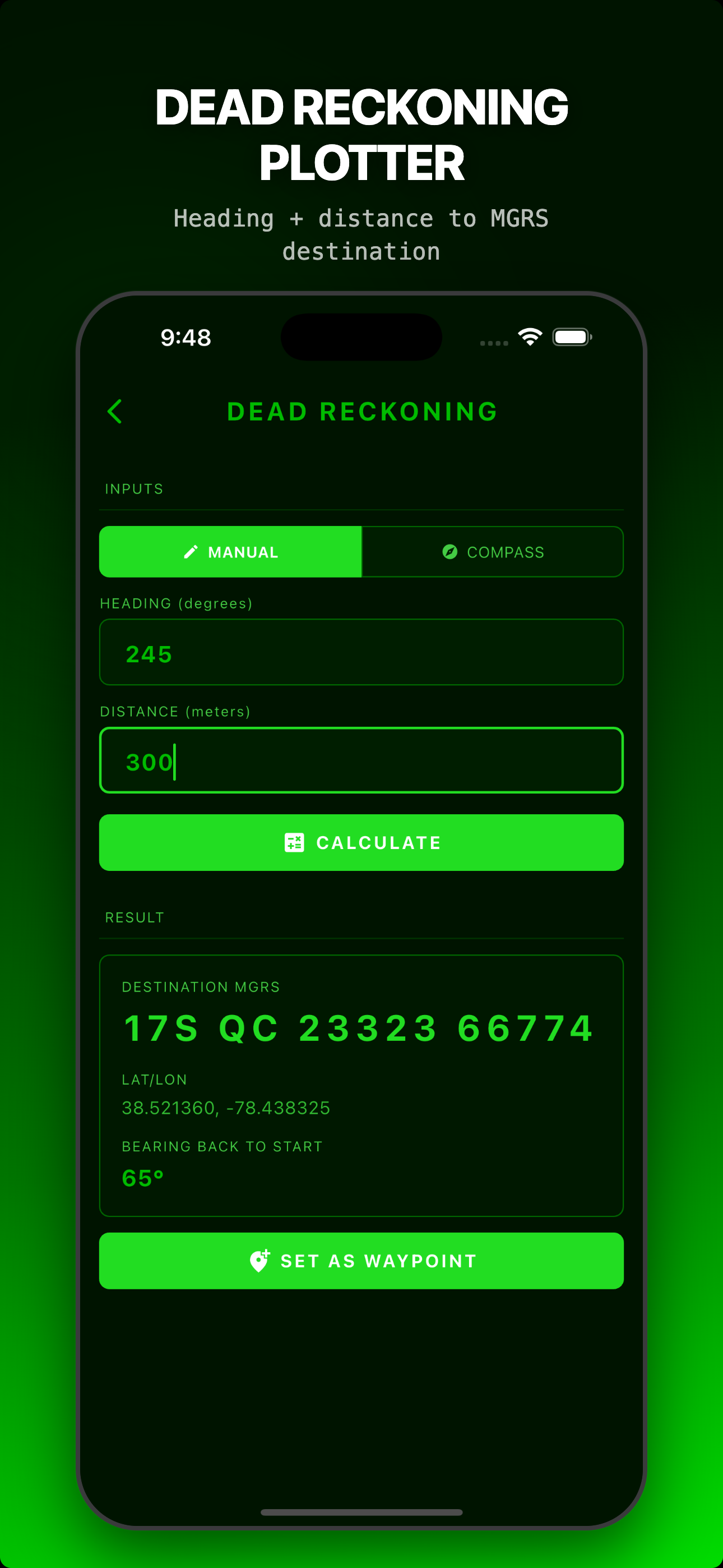 Plotter di navigazione per stima